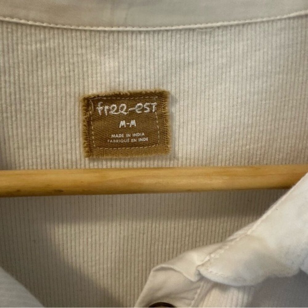 Free People  free-est white Classic Charm Mini Dress size medium - Picture 9 of 13